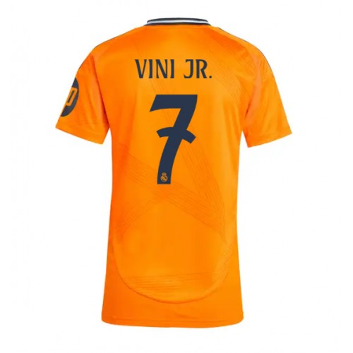 Fotbalové Dres Real Madrid Vinicius Junior #7 Dámské Venkovní 2024-25 Krátký Rukáv